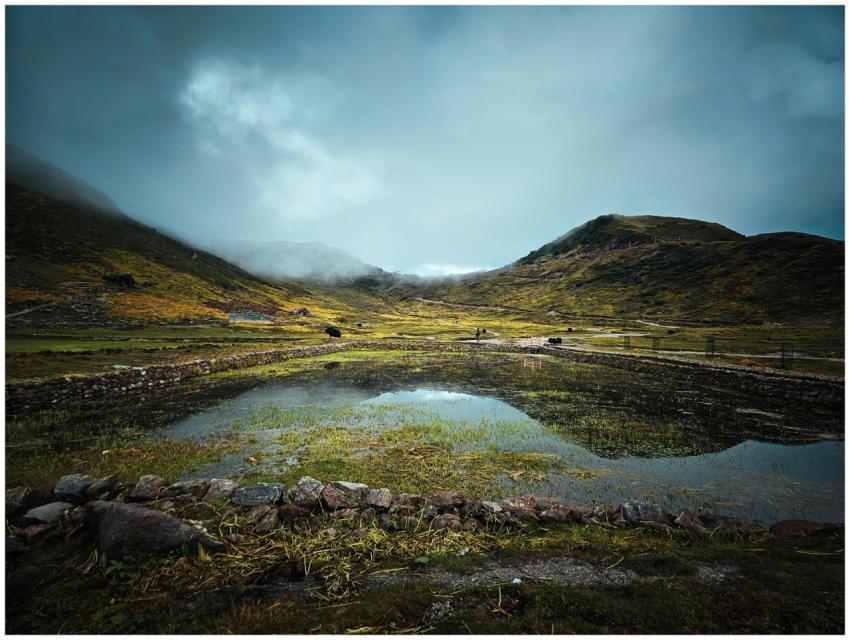 Highland Landscape Reflective Pond