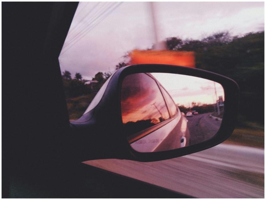 Scenic view of a vibrant sunset reflecting in a ca