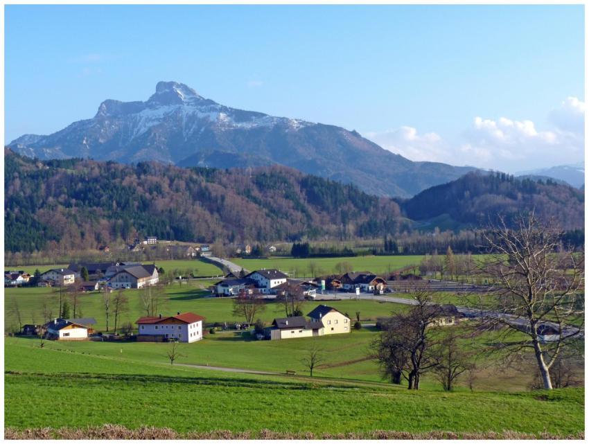 Scenic Alpine Village Mountain