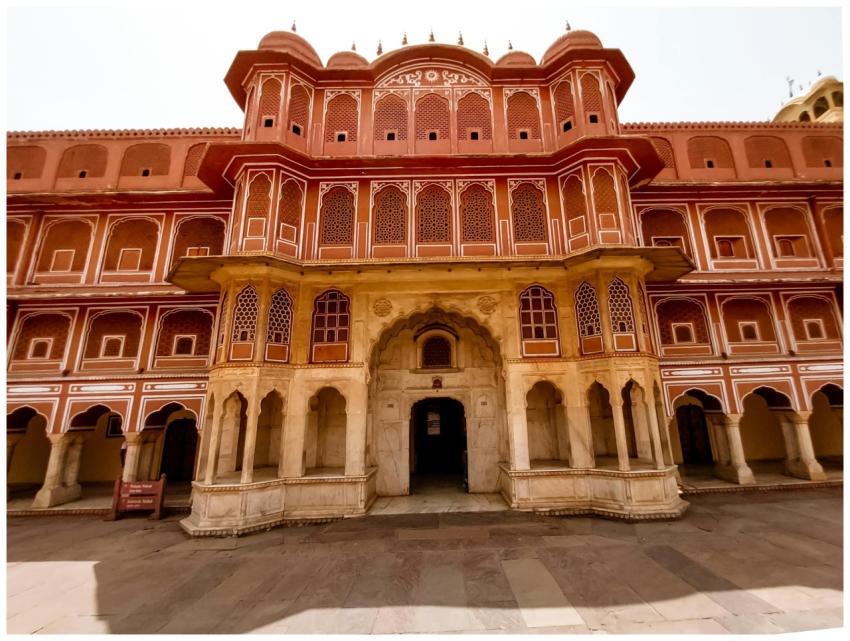 Explore the intricate facade of the City Palace in