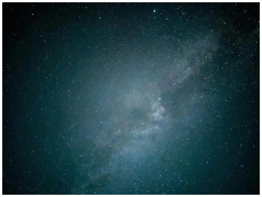 A breathtaking view of the Milky Way galaxy stretc