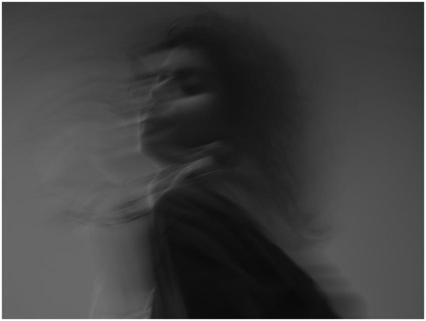 Artistic black and white photograph showcasing a w