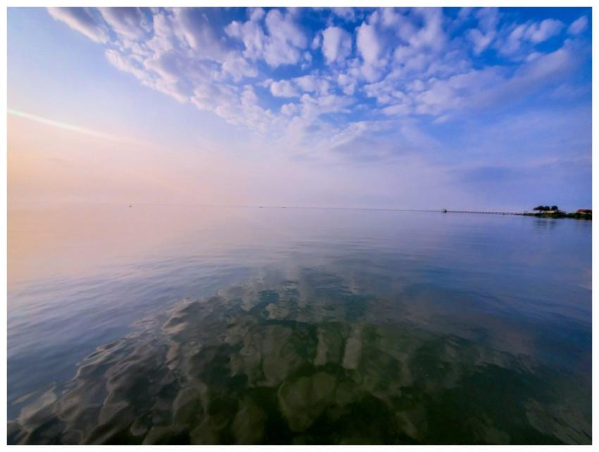 Clouds touching down Lake Victoria in the morning