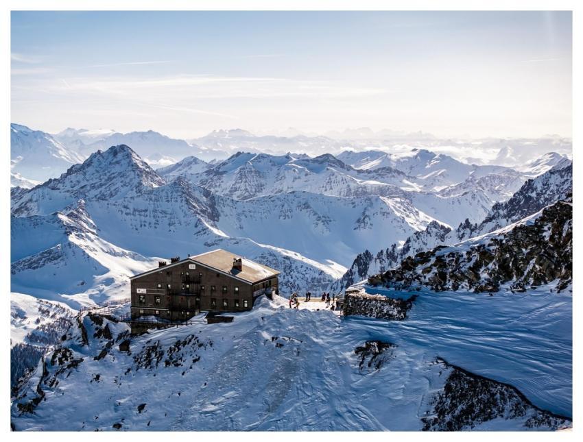 Mountains Glacier Courmayeur Italy