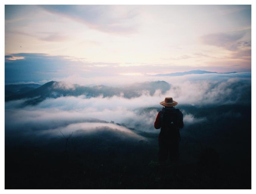 Mountain Nature Adventure Standing