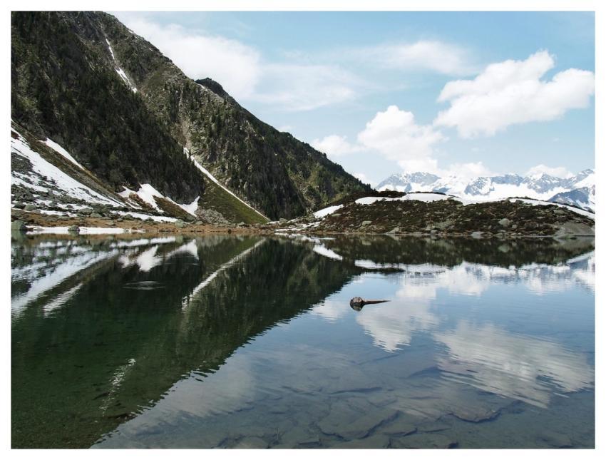 Mountains Mountain Lake Reflection Abstract