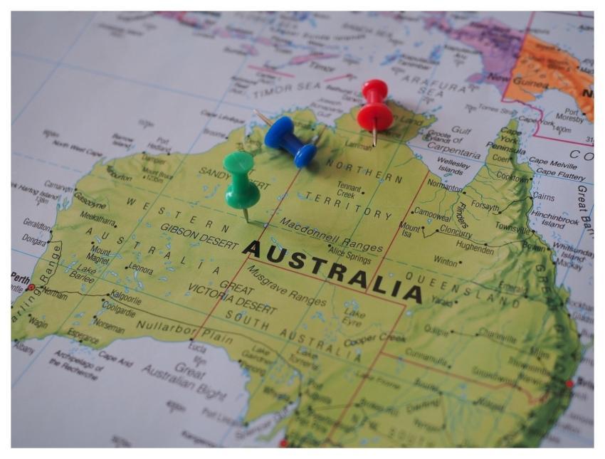 Map World Map Australia Countries