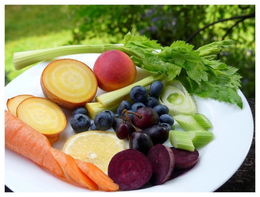 Fruit Vegetables Plate Health