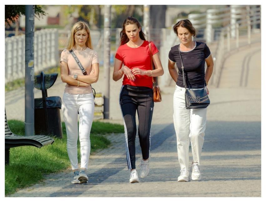 People Women Three Casual
