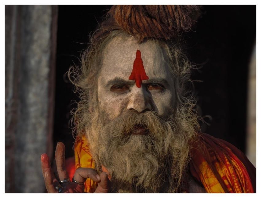 Sadhu Hindu Man Portrait