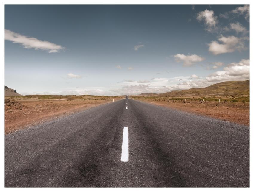 Europe Iceland Location Highway