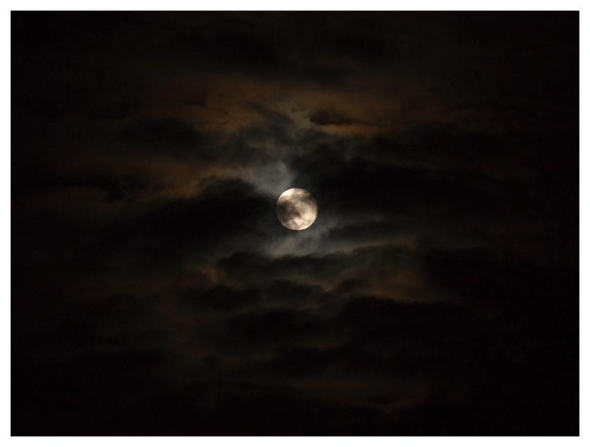 Moon Night Night Sky Astro