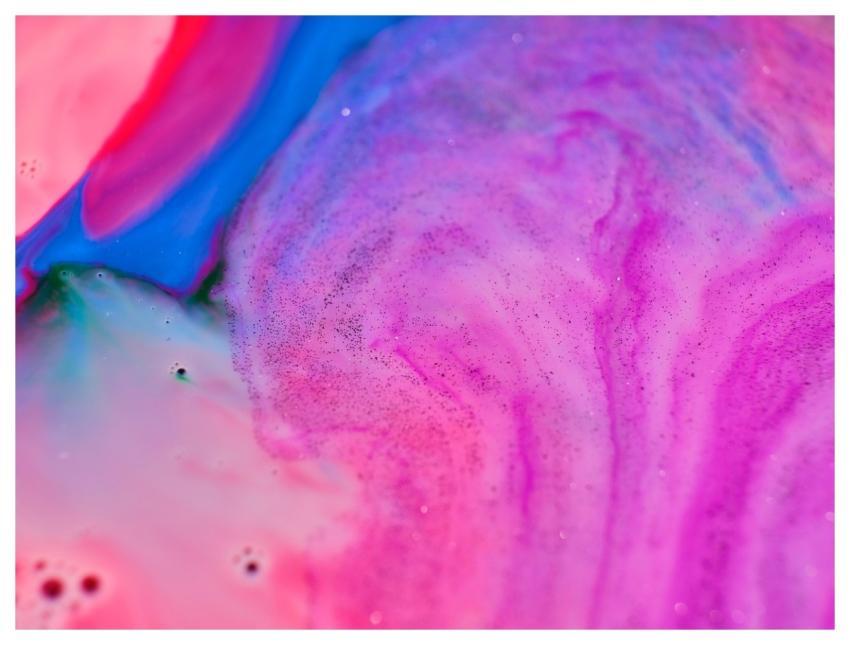 Purple Pink Abstract Paint