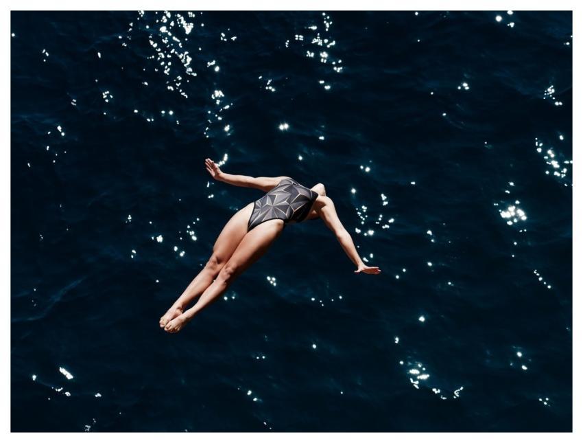 Aesthetic Dive Swimmer Jump