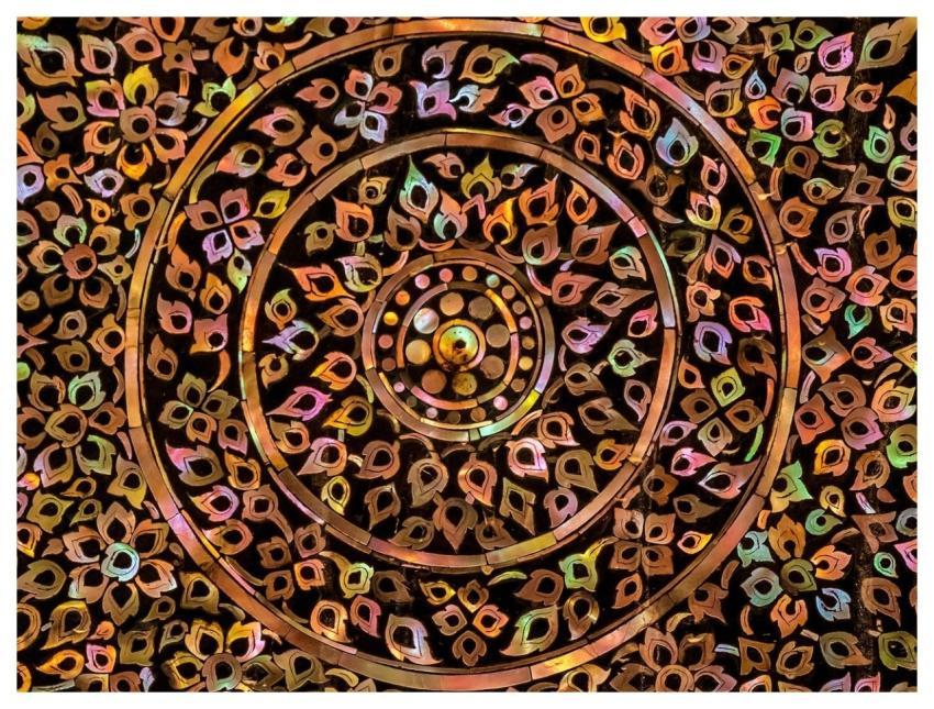 Multicoloured Structure Background Circles
