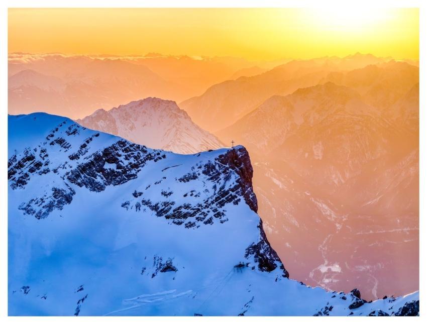 Schneefernerkopf Winter Alps Snow