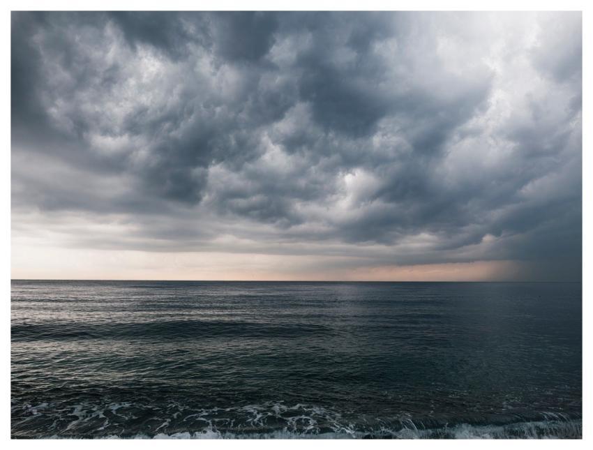 Sea Stormy Sky Clouds Storm
