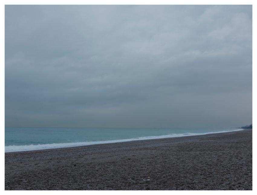Beach Coastline Ocean Clouds