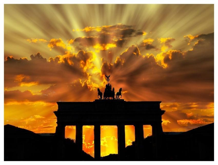 Brandenburger Tor Dusk Dawn Twilight