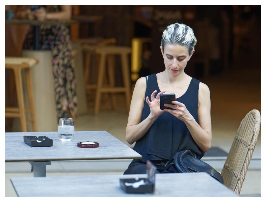 Woman Young Single Black Clothes