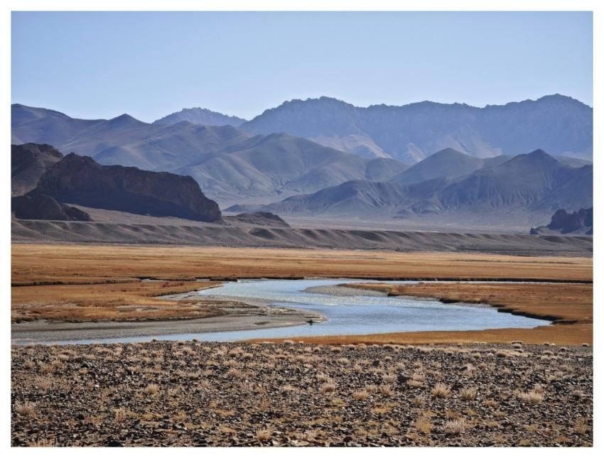 Tajikistan Panj River Mountains Pamir
