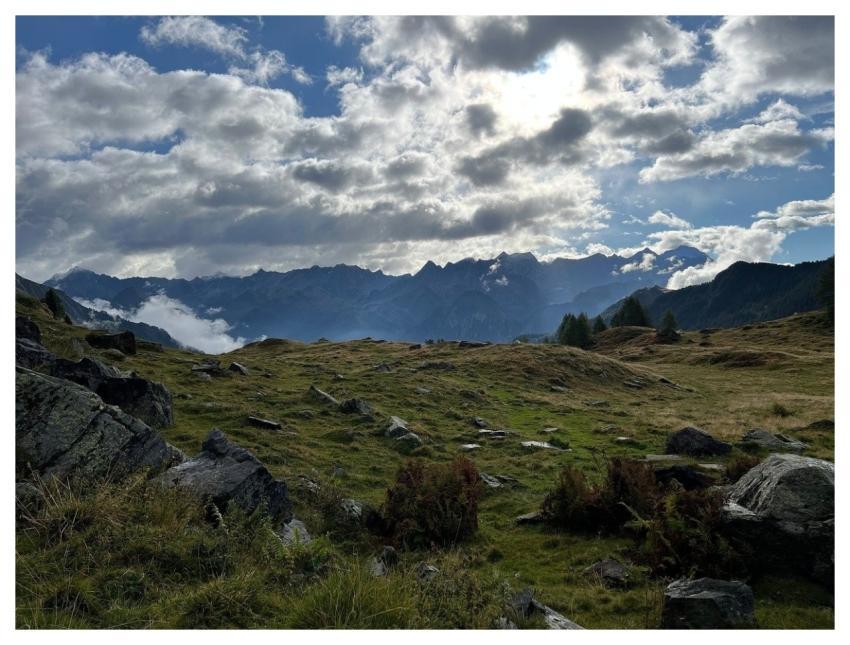 The White Top Of The White Alpine Route Alps Walk