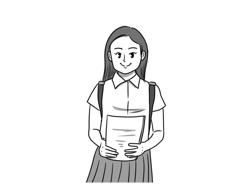 Student School Uniform Woman Girl