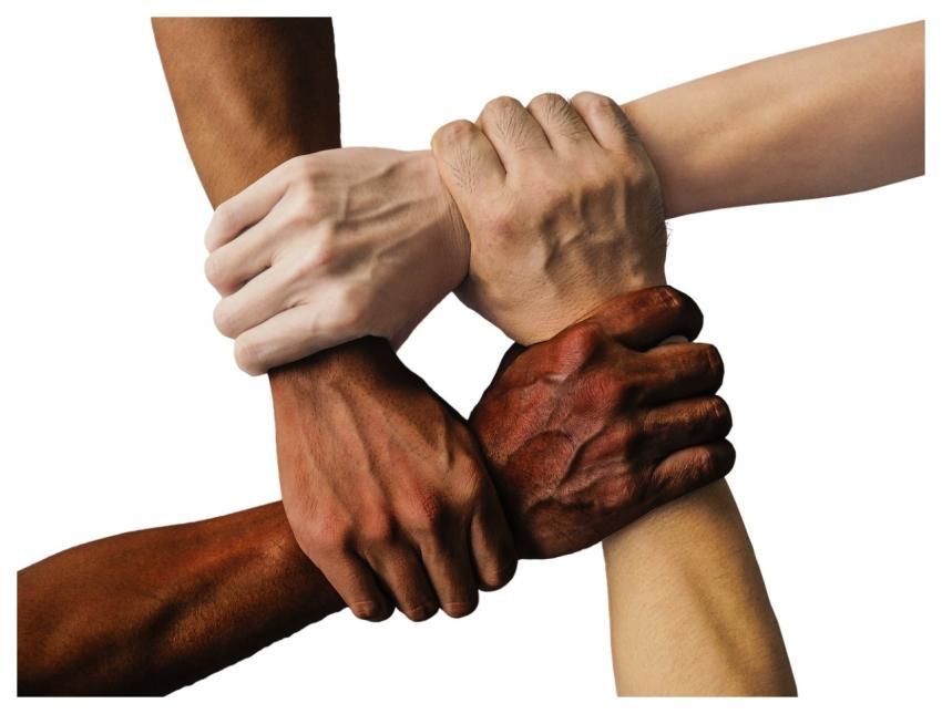 Hands Team United Together