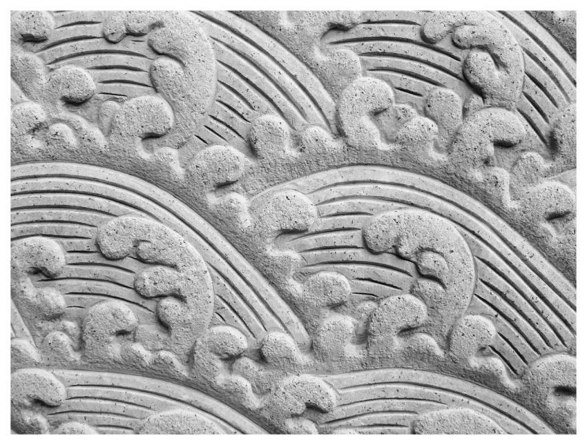Fresco Waves Stone Carving