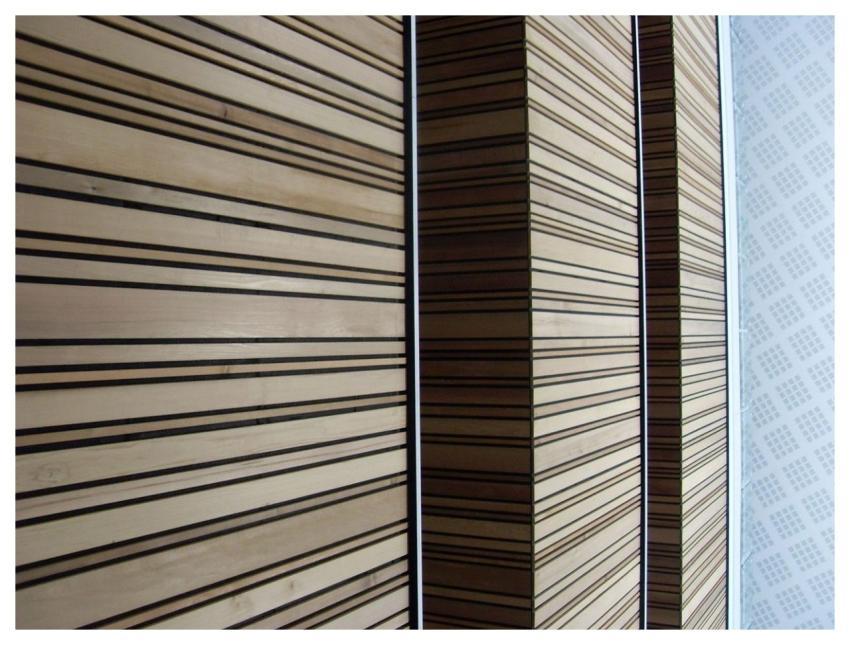 Wood Lines Three Sections