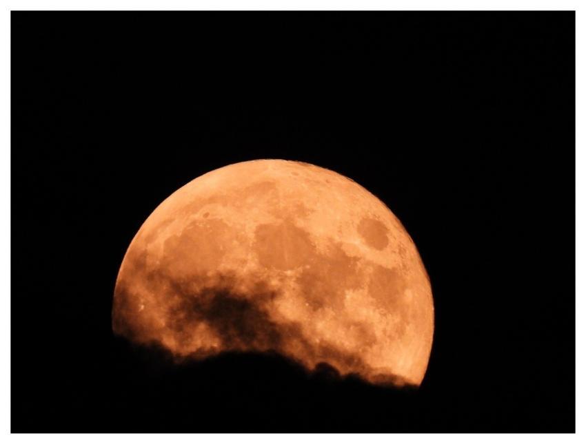 Moon Clouds Night Moonlight