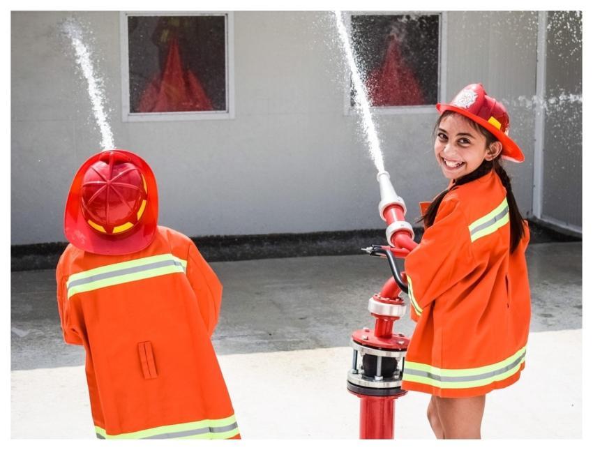 Kids Firefighters Amusement Park Activity