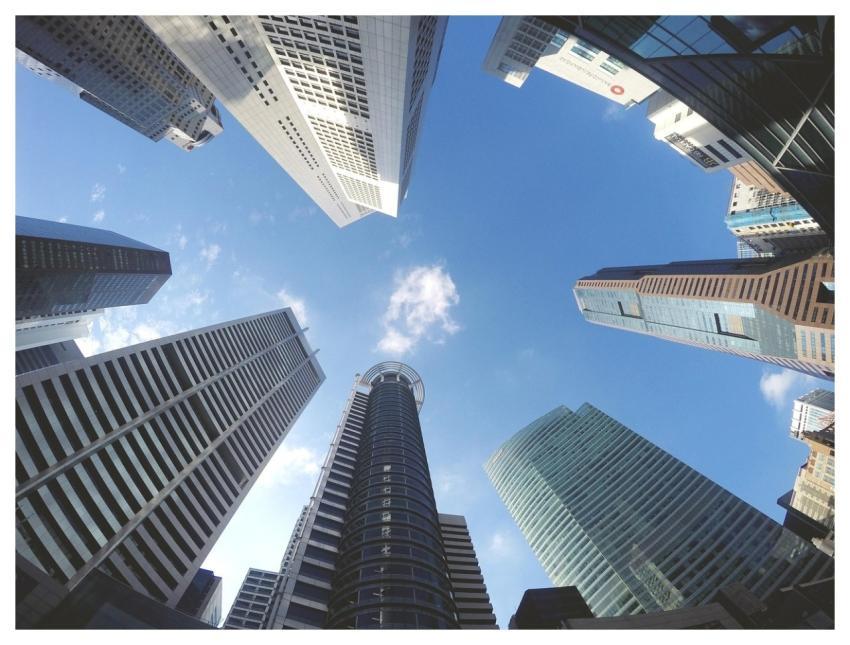 Buildings Skyscraper Sky Clouds