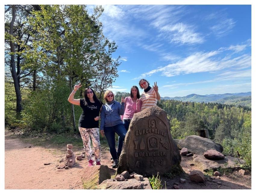 Girls Girlfriends Nature Hike