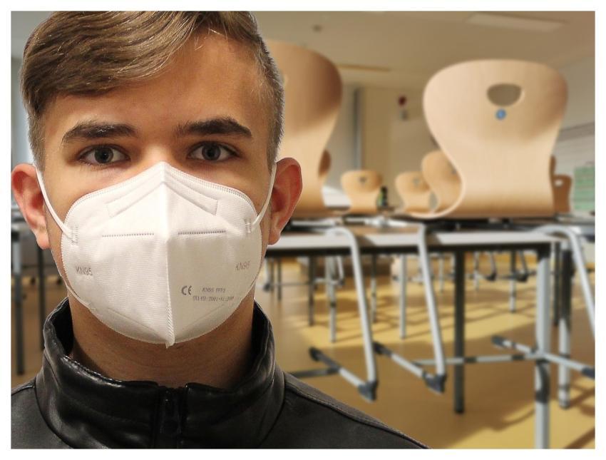 Student Teenager Protective Mask Class