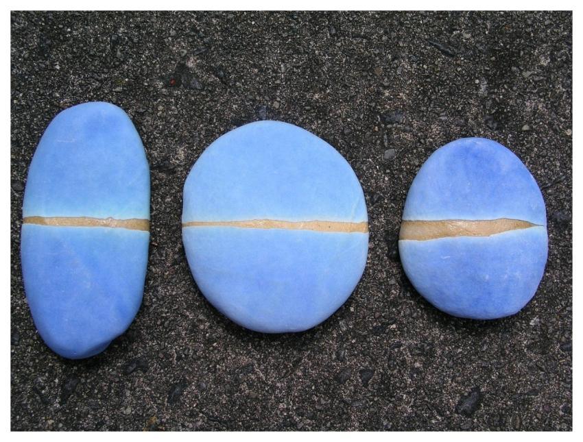 Stones Art Blue Clay