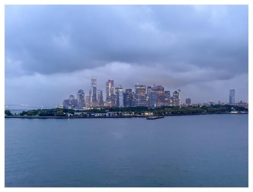 New York Skyline City Night