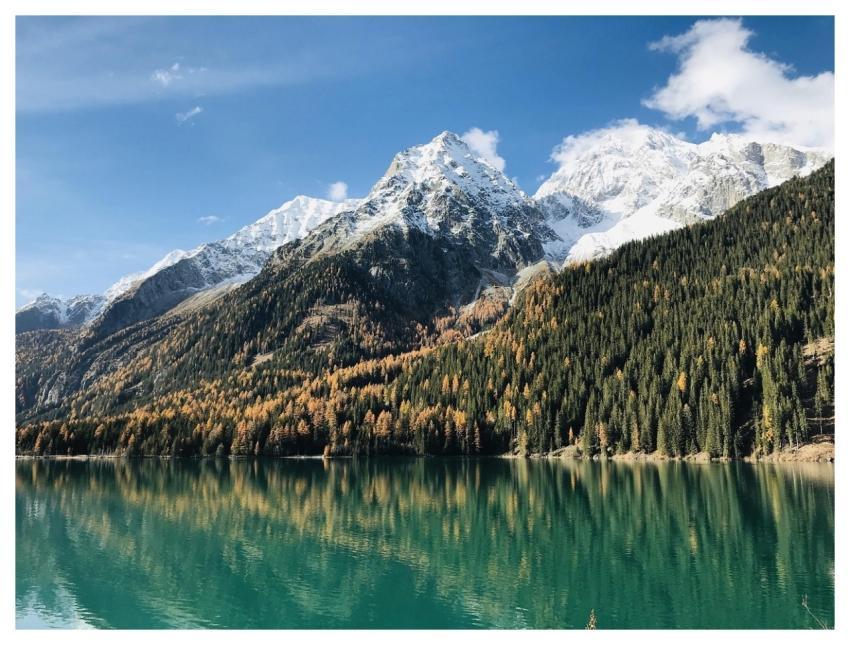 Water Lake Mountains Snow