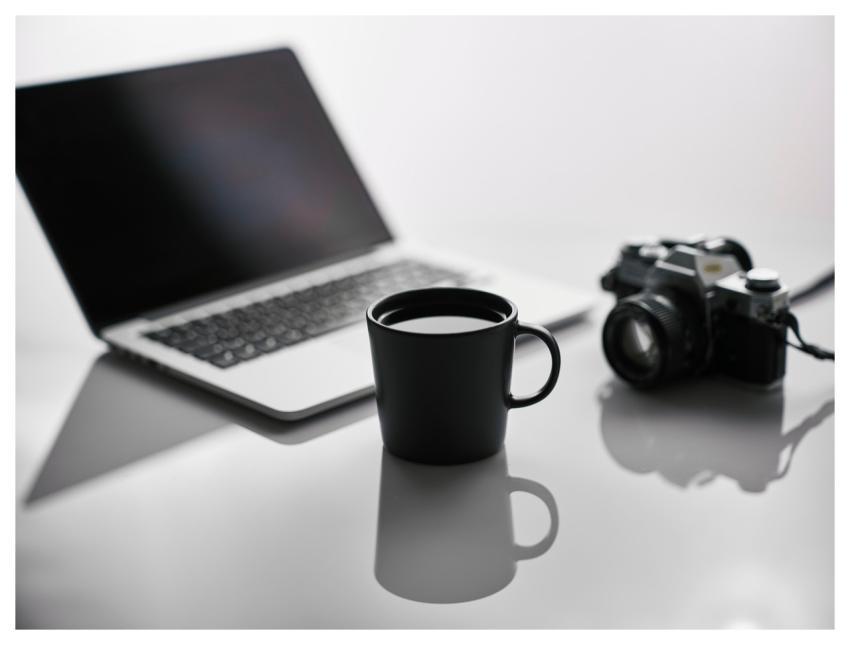 Mug Laptop Camera Drink