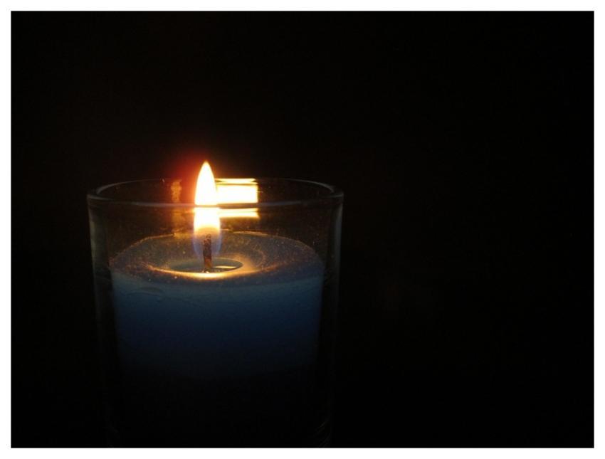 Candle Light Abstract Black Abstract