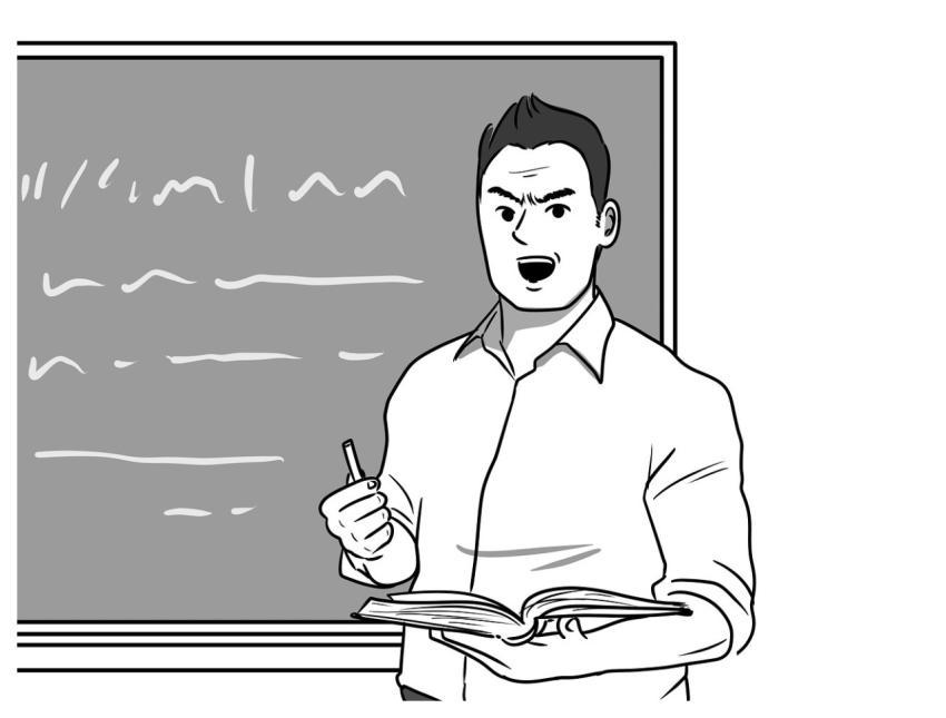 Man Teacher Education Class