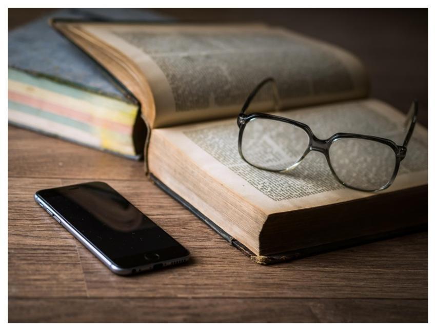 Glasses Book Phone Iphone