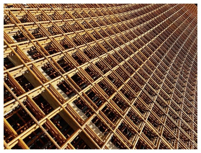 Rusty Frames Construction Site Abstract Rust