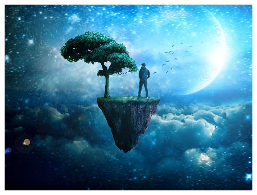 Photomanipulation Edits Night Mode Blue Night