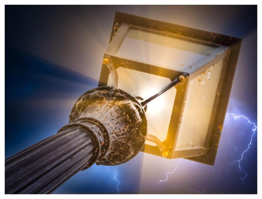 Street Light Street Lamp Lamp Wrought Iron