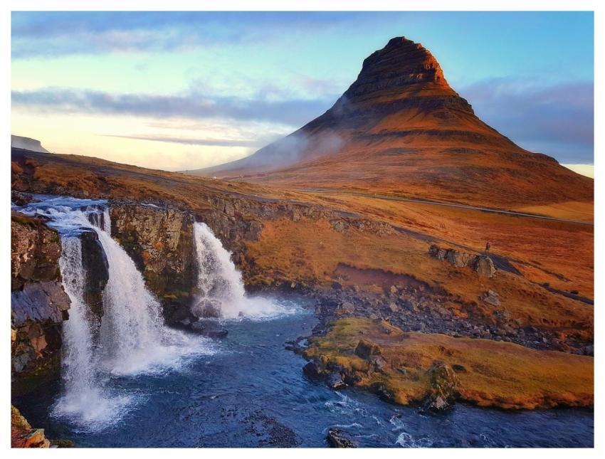 Kirkjufell Mountain Iceland Waterfall