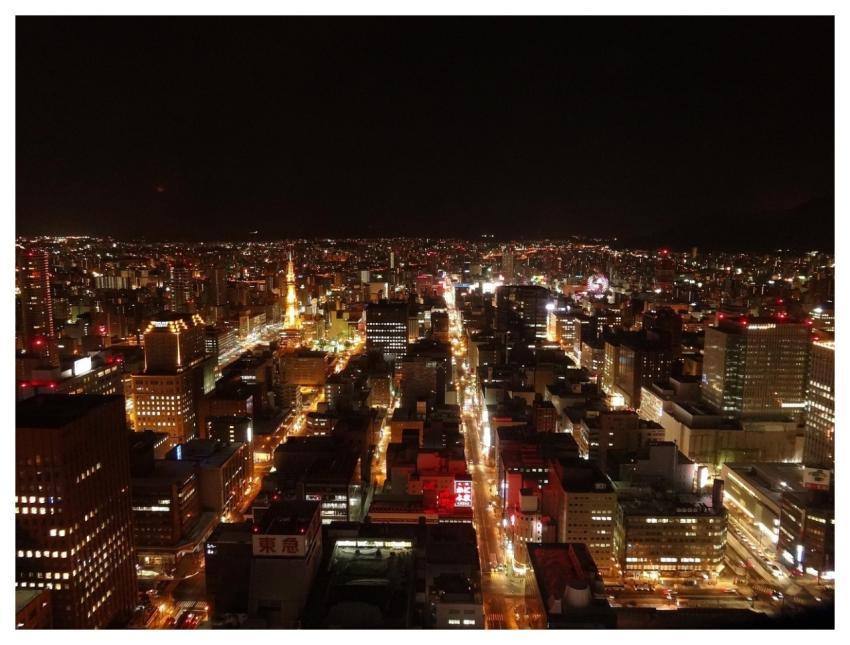 Night View Night Japan Sapporo
