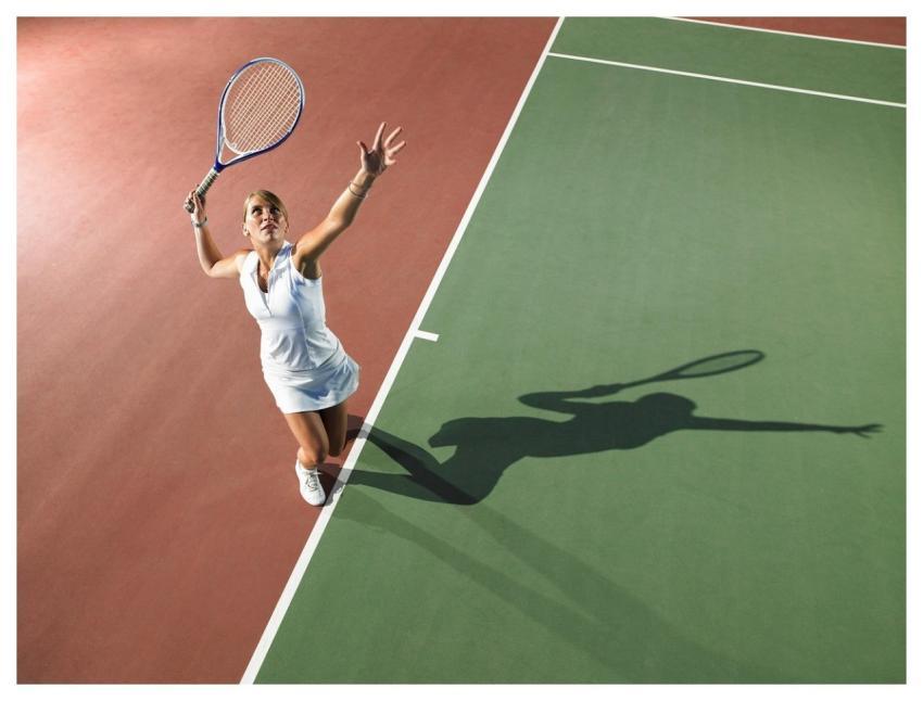 Woman Tennis Sport Play