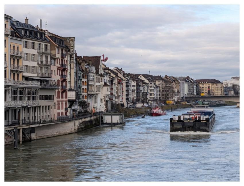 Basel Switzerland Rhine Flow