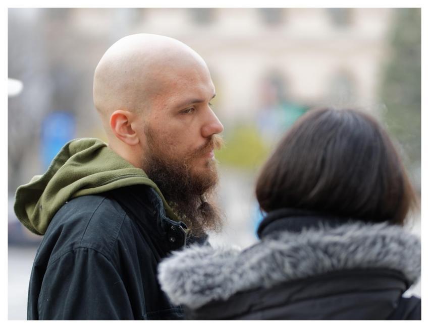 Man Young Beard Outdoors
